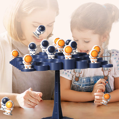 🚀 50% RABATT! 🌳 Astronaut Balans Träd Utbildningsleksaker – Främjar Balans & Koordination, Färgglad & Perfekt För Kreativt Lärande 🧸