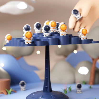 🚀 50% RABATT! 🌳 Astronaut Balans Träd Utbildningsleksaker – Främjar Balans & Koordination, Färgglad & Perfekt För Kreativt Lärande 🧸