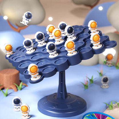 🚀 50% RABATT! 🌳 Astronaut Balans Träd Utbildningsleksaker – Främjar Balans & Koordination, Färgglad & Perfekt För Kreativt Lärande 🧸