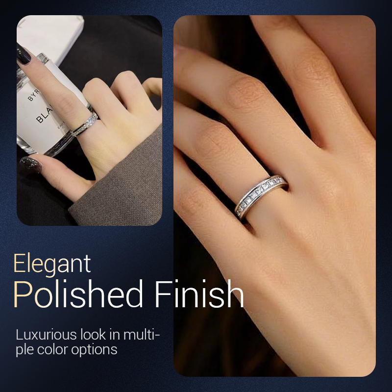 🔥Rotationsbar spinnerring i titanstål med zirkonia