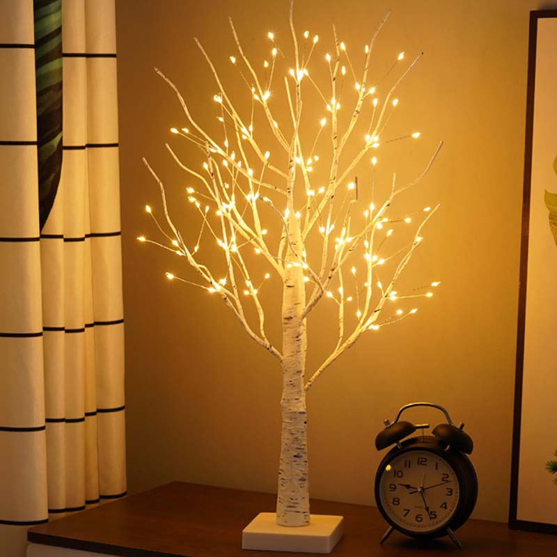 Björkträds-LED-Lampa för Inomhusdekoration