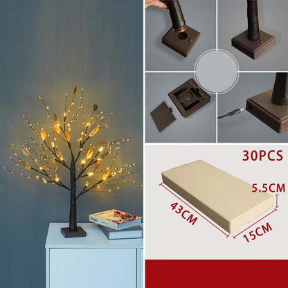 Björkträds-LED-Lampa för Inomhusdekoration