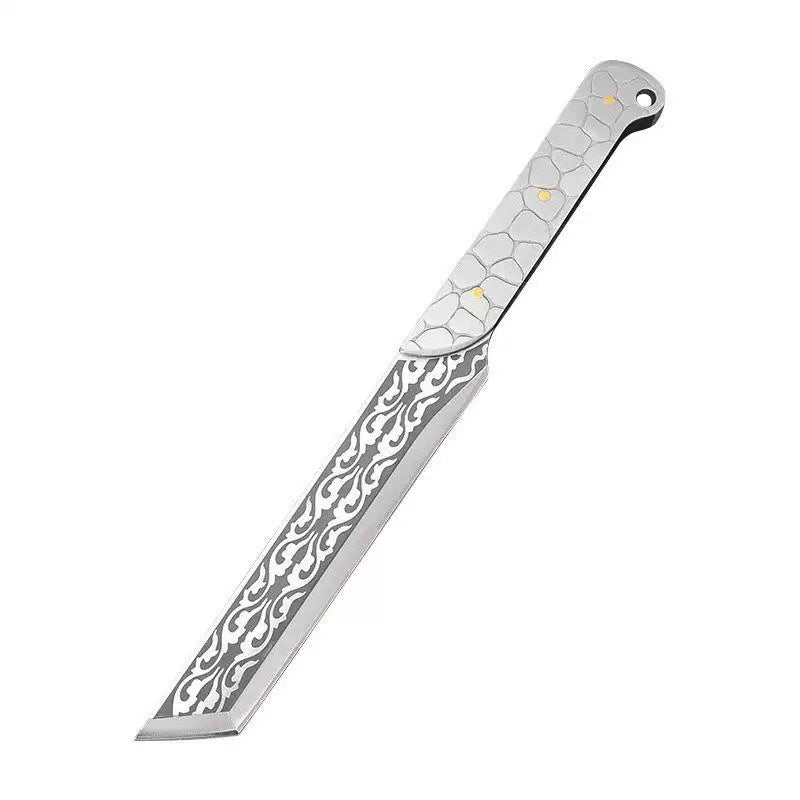 Multifunktionell Full-Tang kniv med slida