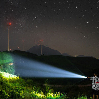 🔦 KÖP 2 FÅ 1 GRATIS! ✨ Superstark ljus zoombar ficklampa