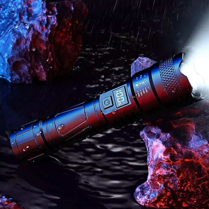 🔦 KÖP 2 FÅ 1 GRATIS! ✨ Superstark ljus zoombar ficklampa