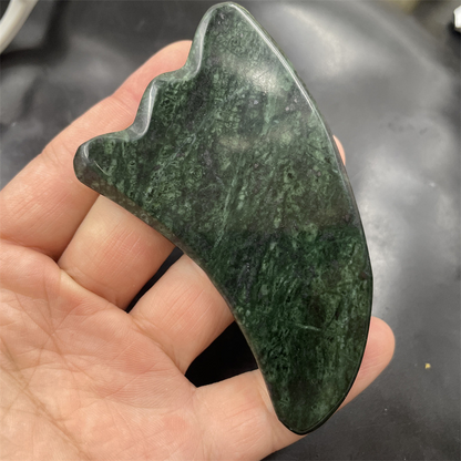 🔥Massageset av natursten: skrapbräda, fingerklämma och äggformad massager