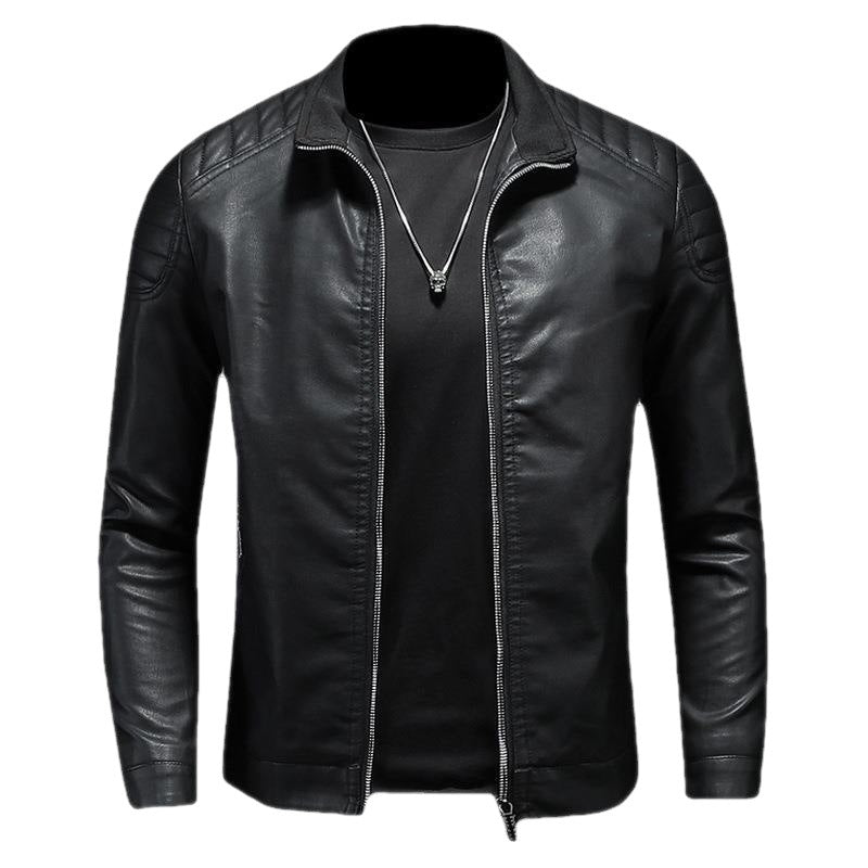 🧥 60% RABATT! 🔥 Milano Klassisk Läderjacka – Premium Konstläder, Tidlös Design & Perfekt Passform 🏍️
