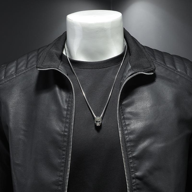 🧥 60% RABATT! 🔥 Milano Klassisk Läderjacka – Premium Konstläder, Tidlös Design & Perfekt Passform 🏍️