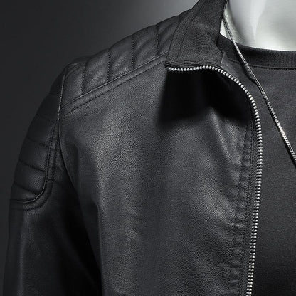 🧥 60% RABATT! 🔥 Milano Klassisk Läderjacka – Premium Konstläder, Tidlös Design & Perfekt Passform 🏍️