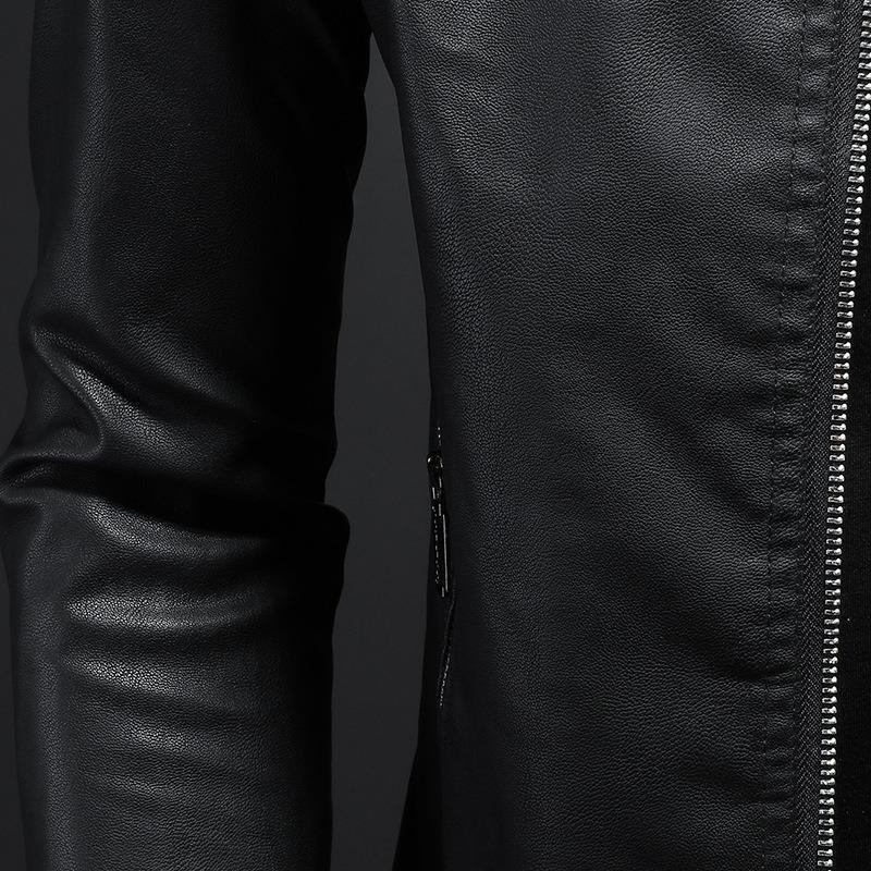 🧥 60% RABATT! 🔥 Milano Klassisk Läderjacka – Premium Konstläder, Tidlös Design & Perfekt Passform 🏍️