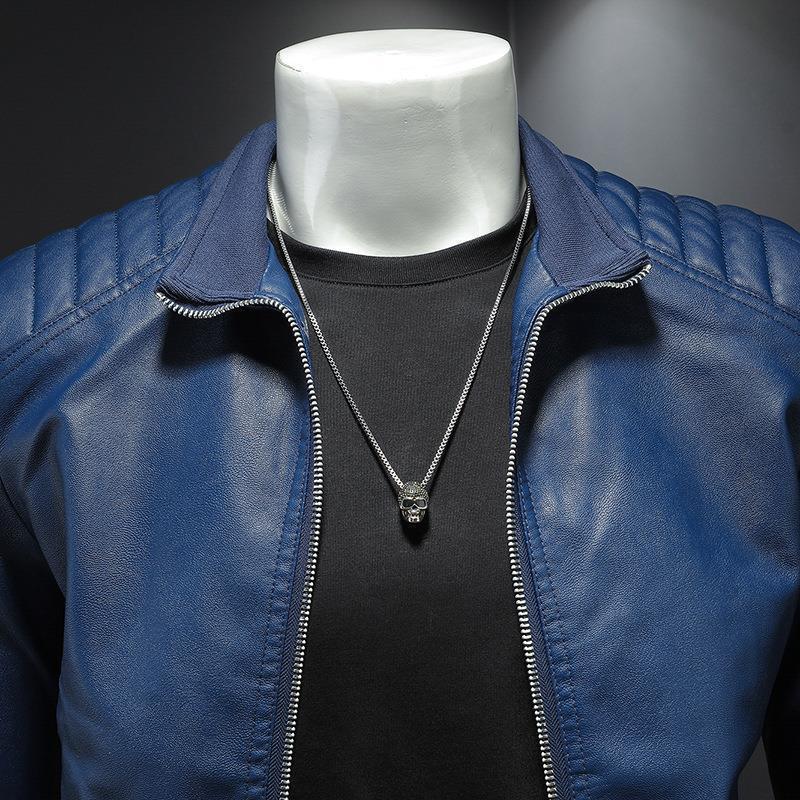 🧥 60% RABATT! 🔥 Milano Klassisk Läderjacka – Premium Konstläder, Tidlös Design & Perfekt Passform 🏍️