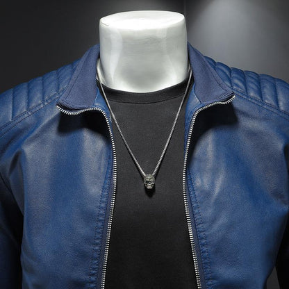 🧥 60% RABATT! 🔥 Milano Klassisk Läderjacka – Premium Konstläder, Tidlös Design & Perfekt Passform 🏍️