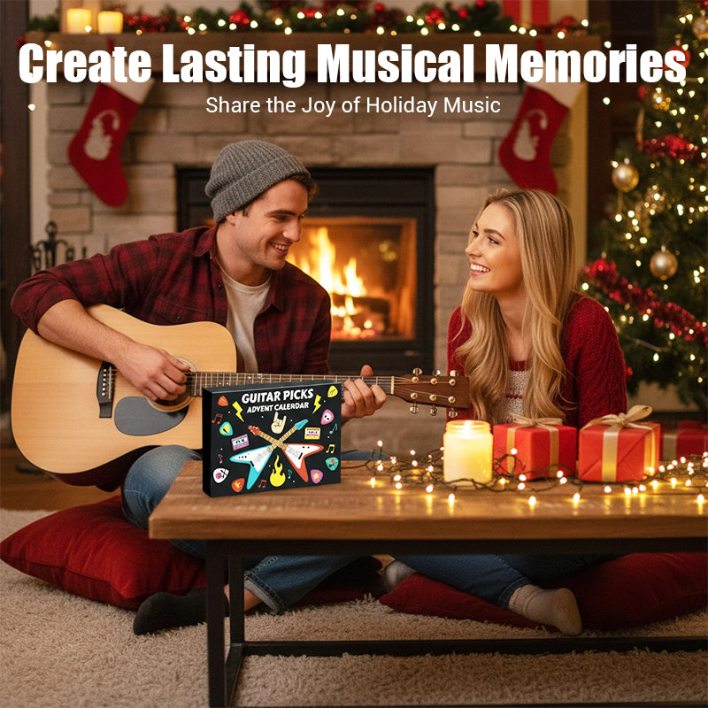 🔥Julrea – upp till 50 % rabatt🎅🎸24-dagars adventskalender med gitarrplektrum🎵
