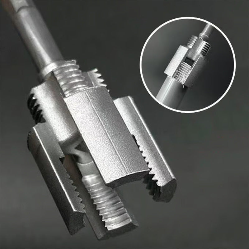 🔧 50% RABATT! ⚙️ PVC-RÖRGÄNGVERKTYG - Komplett Set för Inre och Yttre Gängor, Ergonomiskt Grepp för Bekväm Användning, Professionellt Resultat på Alla Rören 🛠️📏