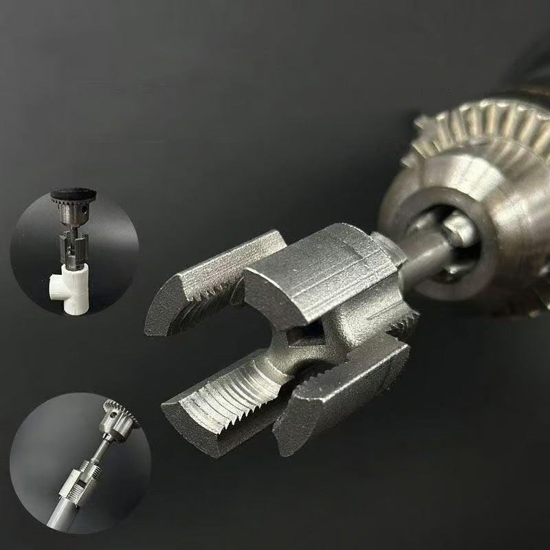 🔧 50% RABATT! ⚙️ PVC-RÖRGÄNGVERKTYG - Komplett Set för Inre och Yttre Gängor, Ergonomiskt Grepp för Bekväm Användning, Professionellt Resultat på Alla Rören 🛠️📏