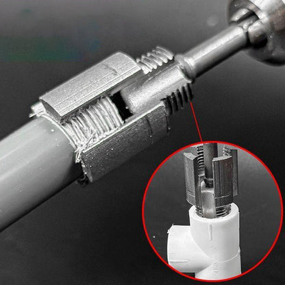 🔧 50% RABATT! ⚙️ PVC-RÖRGÄNGVERKTYG - Komplett Set för Inre och Yttre Gängor, Ergonomiskt Grepp för Bekväm Användning, Professionellt Resultat på Alla Rören 🛠️📏
