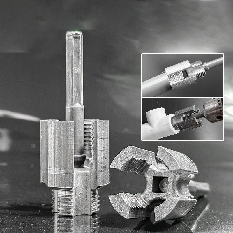 🔧 50% RABATT! ⚙️ PVC-RÖRGÄNGVERKTYG - Komplett Set för Inre och Yttre Gängor, Ergonomiskt Grepp för Bekväm Användning, Professionellt Resultat på Alla Rören 🛠️📏
