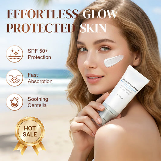 💥💞 Begränsad tid – 50 % RABATT!  🎉 Lätt daglig UV-skyddsserum – återfuktande formula. Perfekt för dagligt bruk under makeup eller ensam! 🧴✨