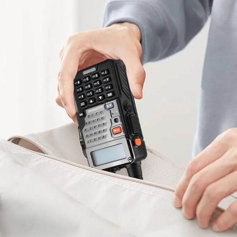 🔥Bärbar tvåvägsradio Walkie Talkies med knappsats