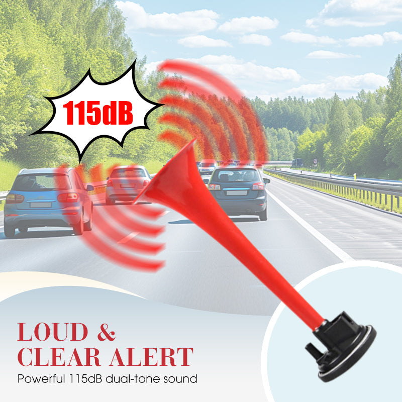 🔥Universellt dubbelt trumpetlufttryckshornssats