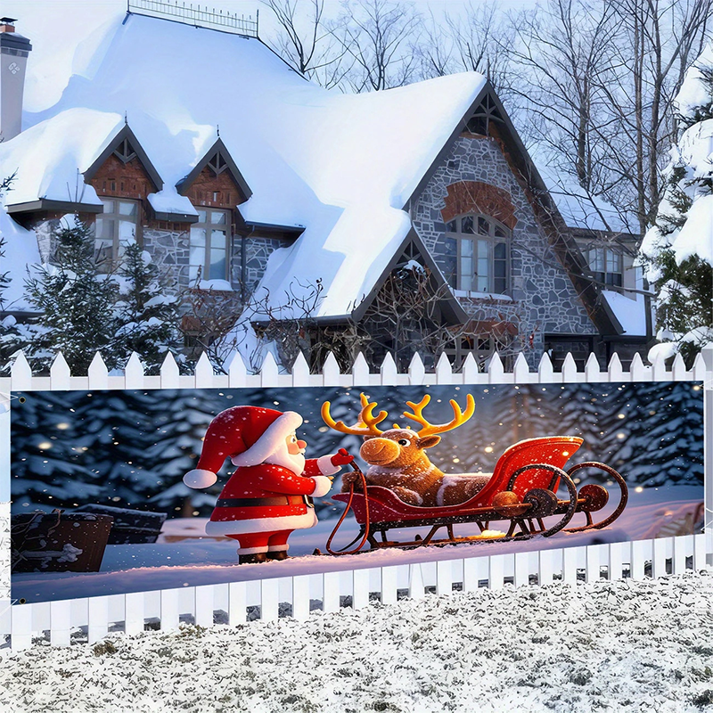 🔥 Julspecial: 50 % rabatt 🎉 Utomhusbanner med God jul-motiv