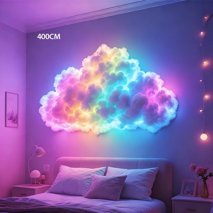 ⏳Begränsad tid 50 % rabatt⏰DIY USB-driven LED-belysning i form av åskmoln🌈☁️