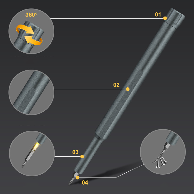Multifunktionellt precisionsskruvmejselkit
