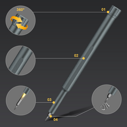 Multifunktionellt precisionsskruvmejselkit