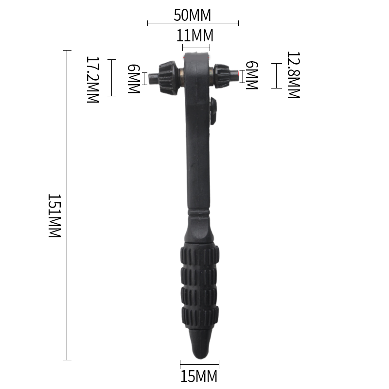 🔥2-in-1 Drill Chuck Key Wrench🔧 "Båda verktygen i en? Vårt grej är snabbare än en ren på sparkstötting!" ❄️🦌