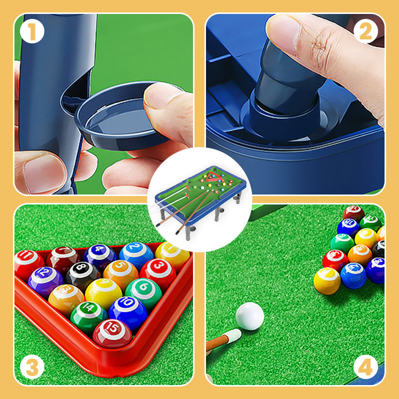 Kompakt 6-i-1 bärbart spelbordsset