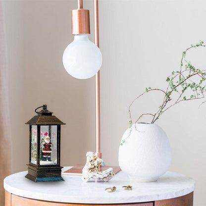 🎄Julkampanj 49% rabatt🎁Julglödande interiör vattenfylld liten vindlykta