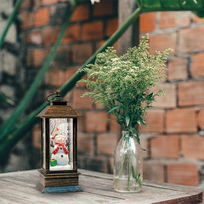 🎄Julkampanj 49% rabatt🎁Julglödande interiör vattenfylld liten vindlykta