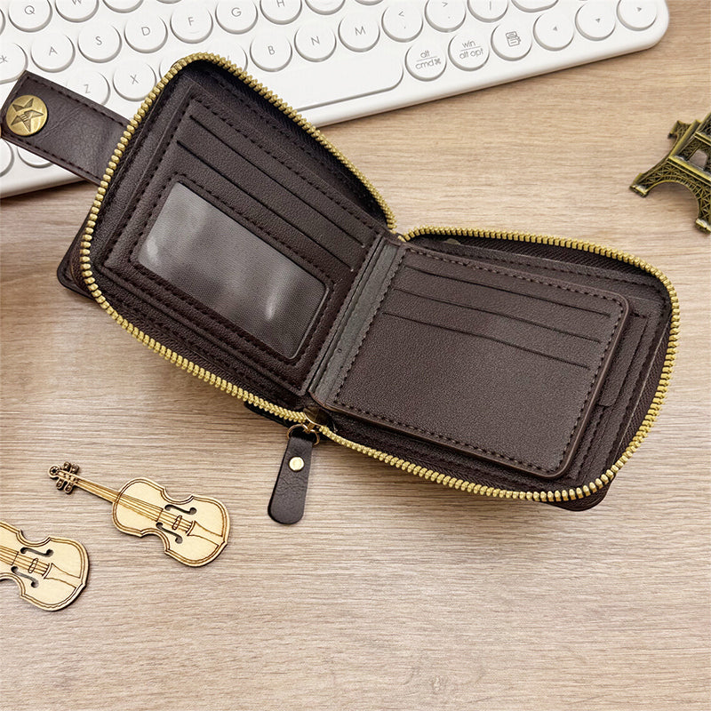 👝 50% RABATT NU! 🎁 Herrars Vintage-gylfplånbok – Äkta läder & RFID-skydd, stilig och säker vardagsbärare ✨