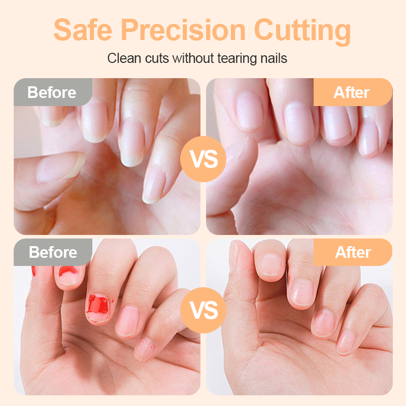 🔥Elektrisk nagelklippare med lampa