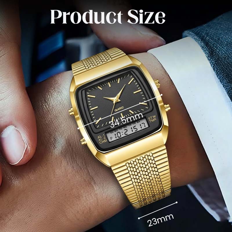 ⌚🌟 50% RABATT! Dual System Multifunktions Digital Sportklocka