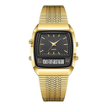 LIEBIG Roman Retro Dual System Multifunktions Digital Sportklocka