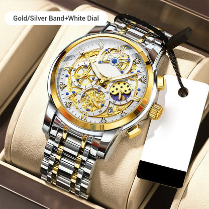 ⌚2025 Skelettiserad herrklocka - Moderiktig armbandsur 💎