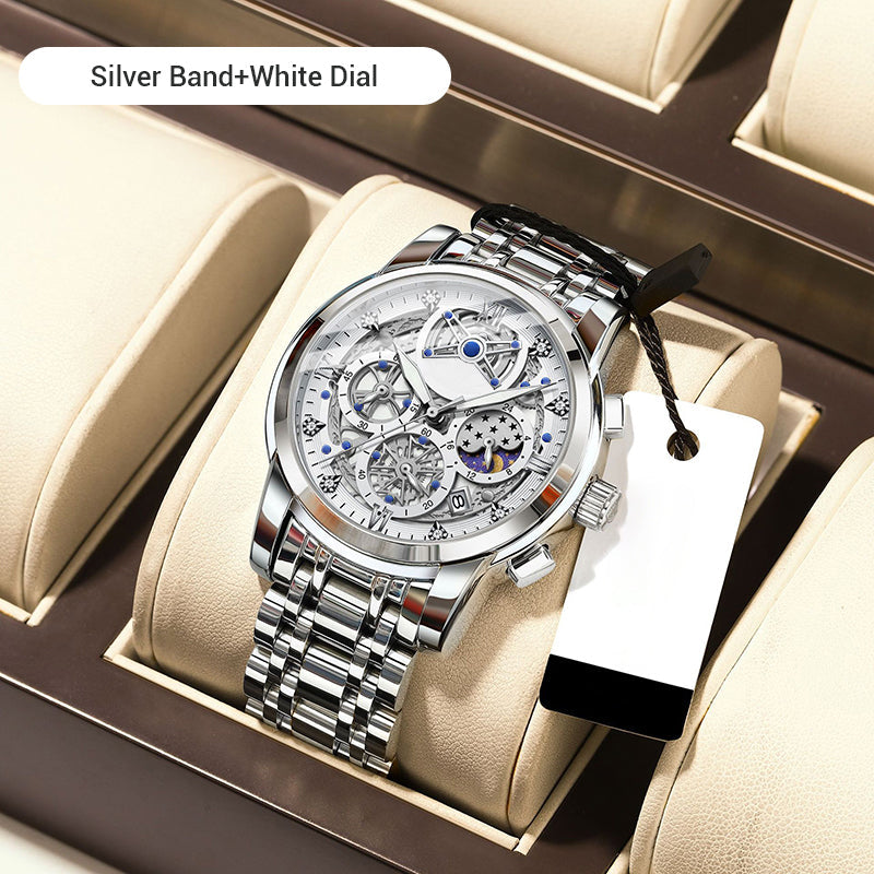 ⌚2025 Skelettiserad herrklocka - Moderiktig armbandsur 💎