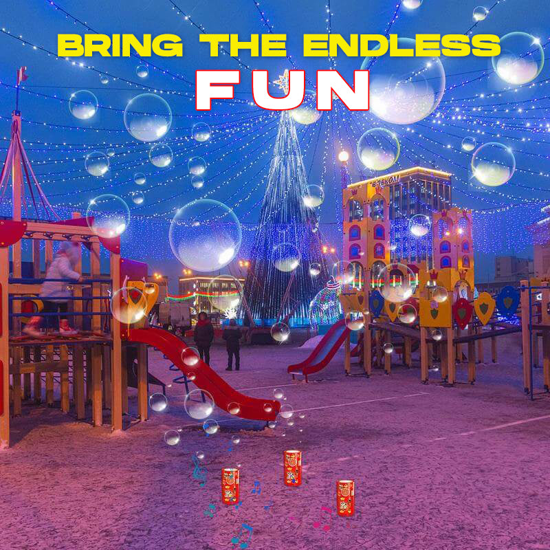 🔥Ljus upp bubbelmaskin