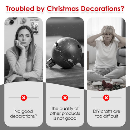 🔥Juldekoration i trä för vägg - HOME/JOY