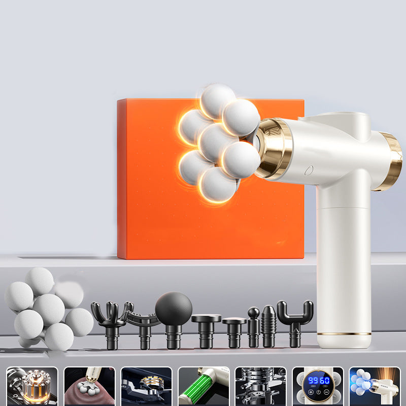 🔥Smart djupvävnadsmassagepistol med flera huvuden