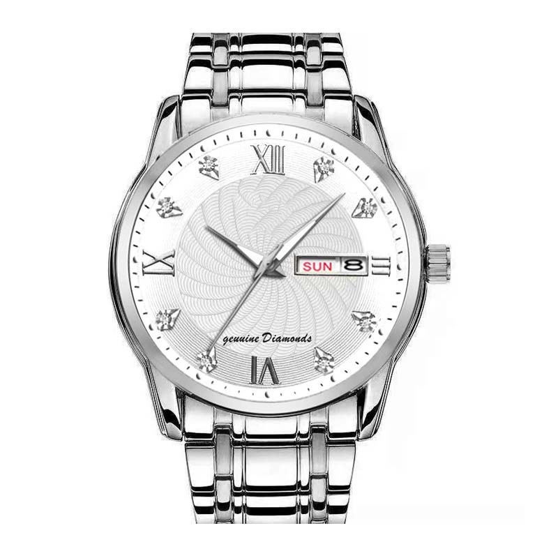 🔥Julkampanj: 50 % rabatt!!!🔥Tvåfärgad vattentät självlysande klocka för män