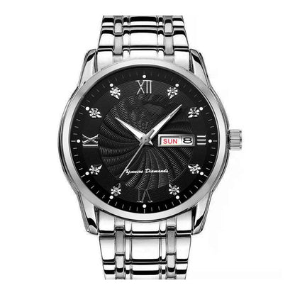 🔥Julkampanj: 50 % rabatt!!!🔥Tvåfärgad vattentät självlysande klocka för män