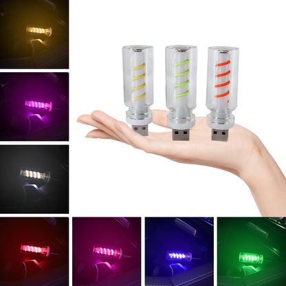 🔥USB LED Bilinredning Atmosfärsbelysning