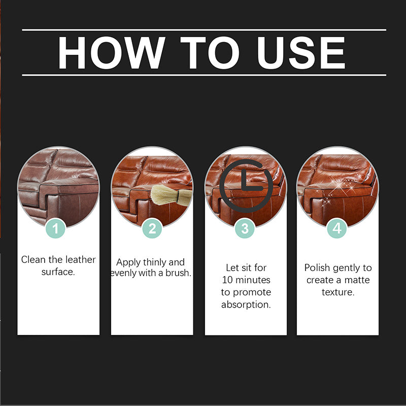 🔥Multifunktionellt lädermöbelbalsam