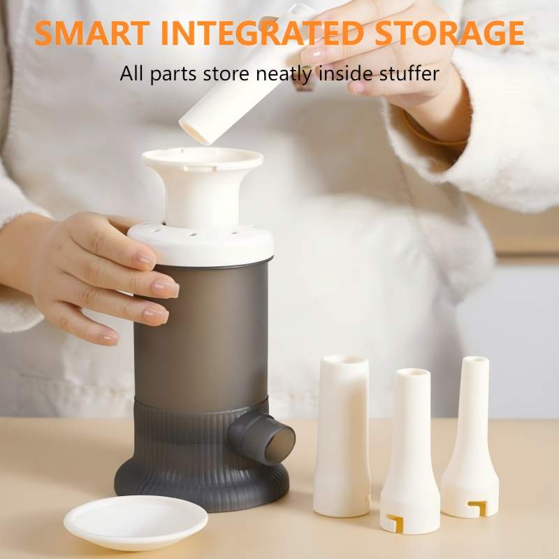 💥 50% RABATT + KÖP 2 FRI FRAKT! 🥩 Hushålls Manuell Korvstoppningsmaskin – Rostfritt Stål, Enkel att Använda & Lätt att Rengöra 🌭📦