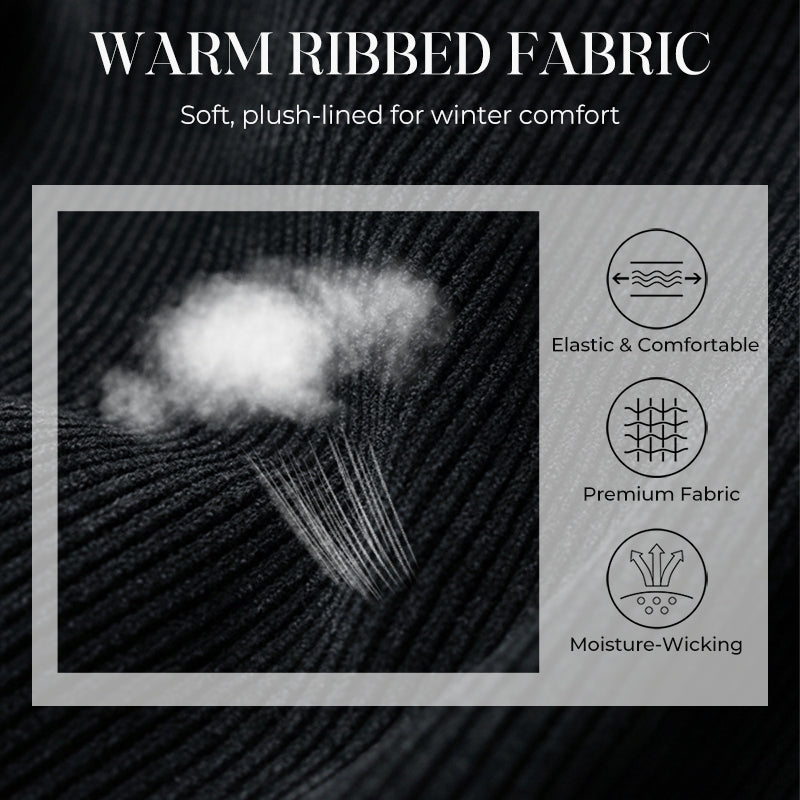 Högmidjade, fodrade, varma byxor för damer