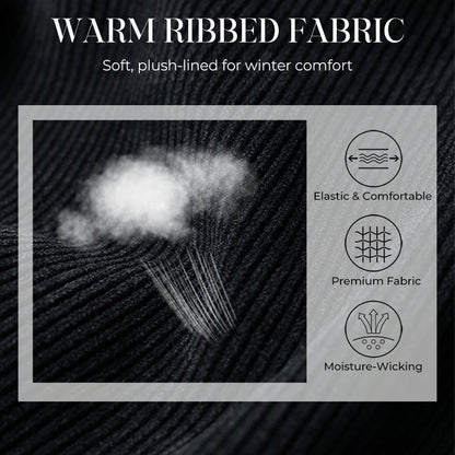 Högmidjade, fodrade, varma byxor för damer