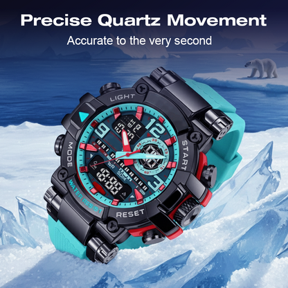 🔥Multifunktionell vattentät LED-digitalklocka