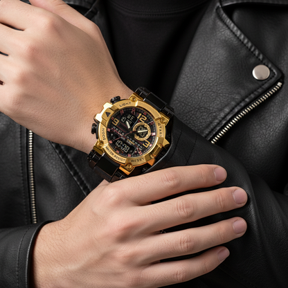 🔥Multifunktionell vattentät LED-digitalklocka